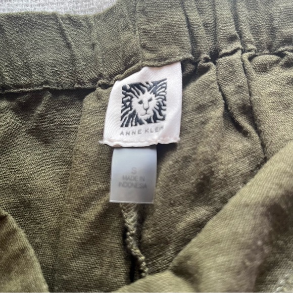 Anne Klein Linen Cropped Pants - Picture 4 of 5